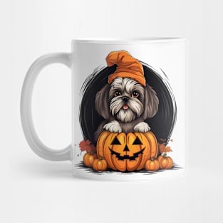 Halloween Shih Tzu Dog #2 Mug